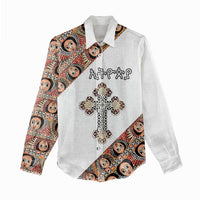 Personalized Ethiopian Orthodox Church Angel Women Casual Shirt