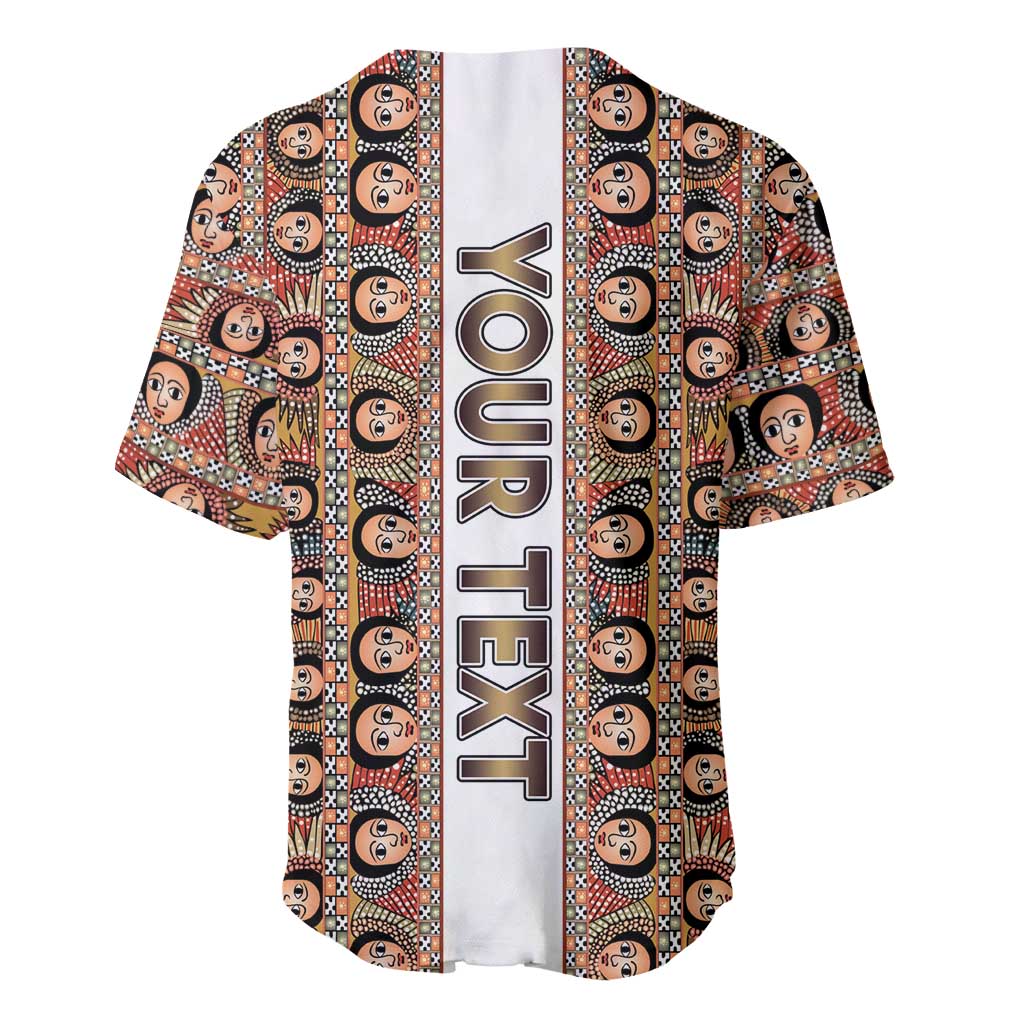 Personalized  Ethiopian Tewahedo Angel Orthodox Baseball Jersey