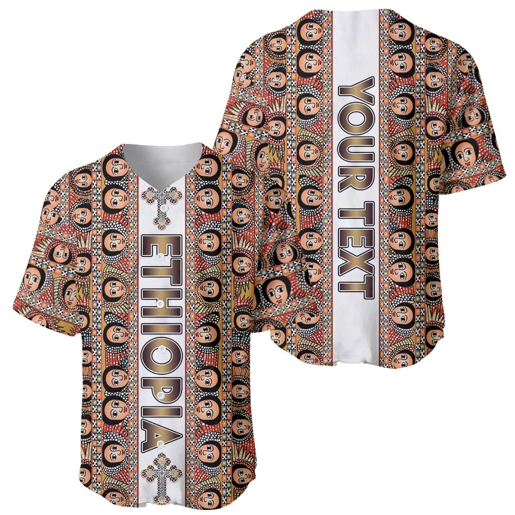 Personalized  Ethiopian Tewahedo Angel Orthodox Baseball Jersey