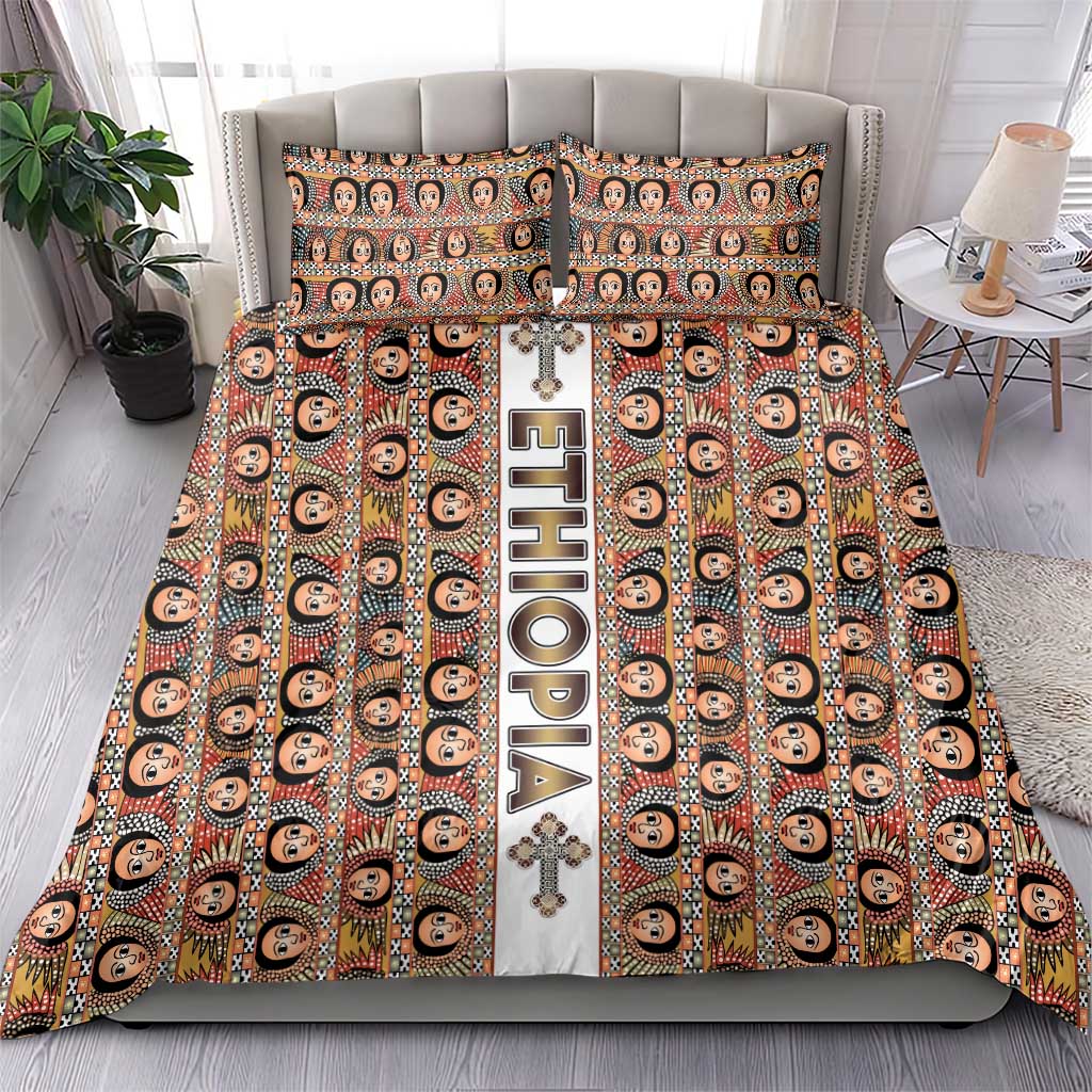 Ethiopian Tewahedo Angel Orthodox Bedding Set