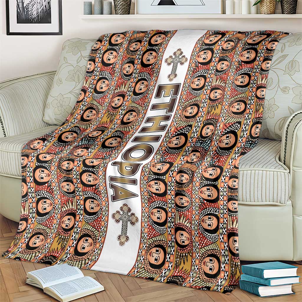 Ethiopian Tewahedo Angel Orthodox Blanket