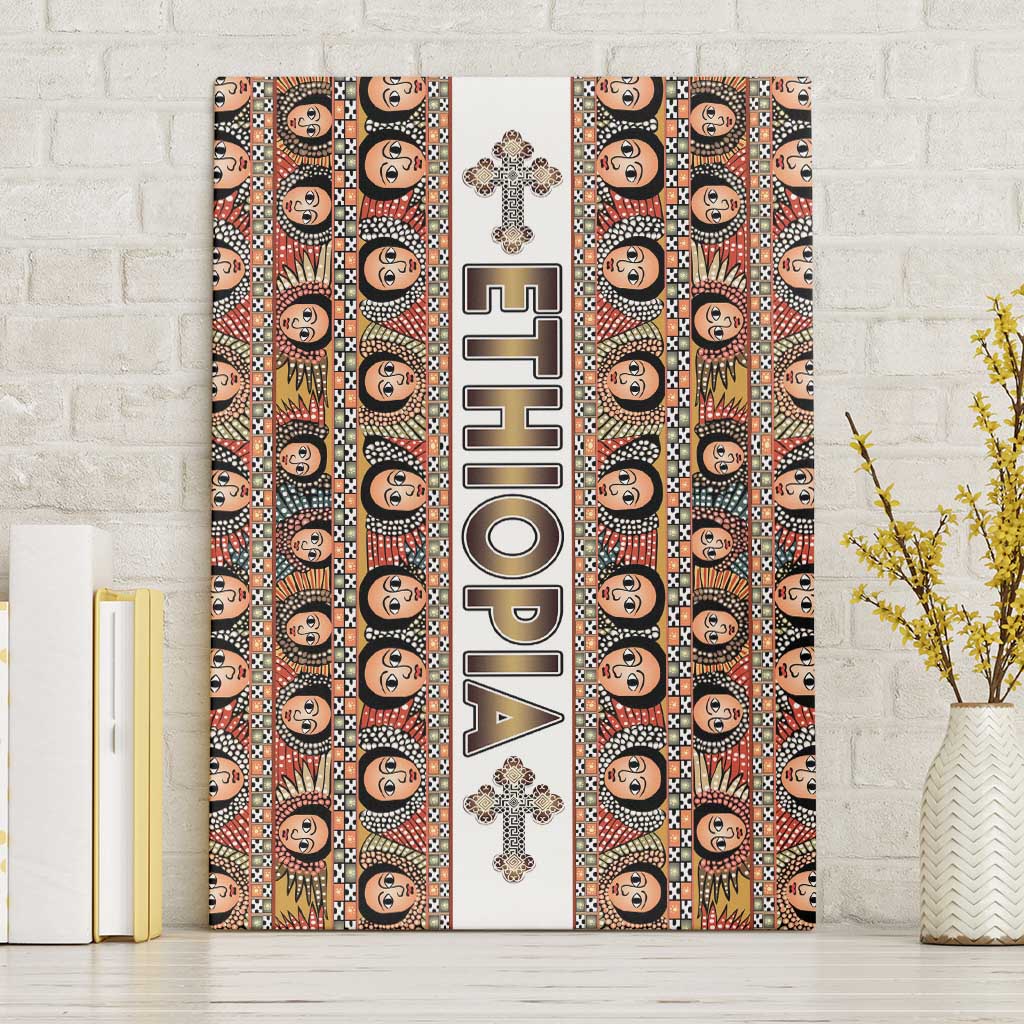 Ethiopian Tewahedo Angel Orthodox Canvas Wall Art