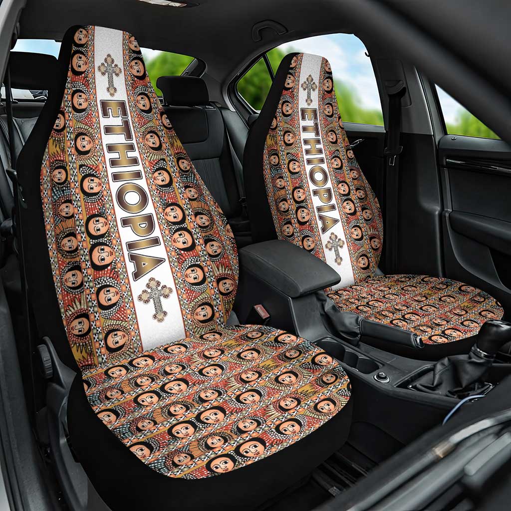 Ethiopian Tewahedo Angel Orthodox Car Seat Cover