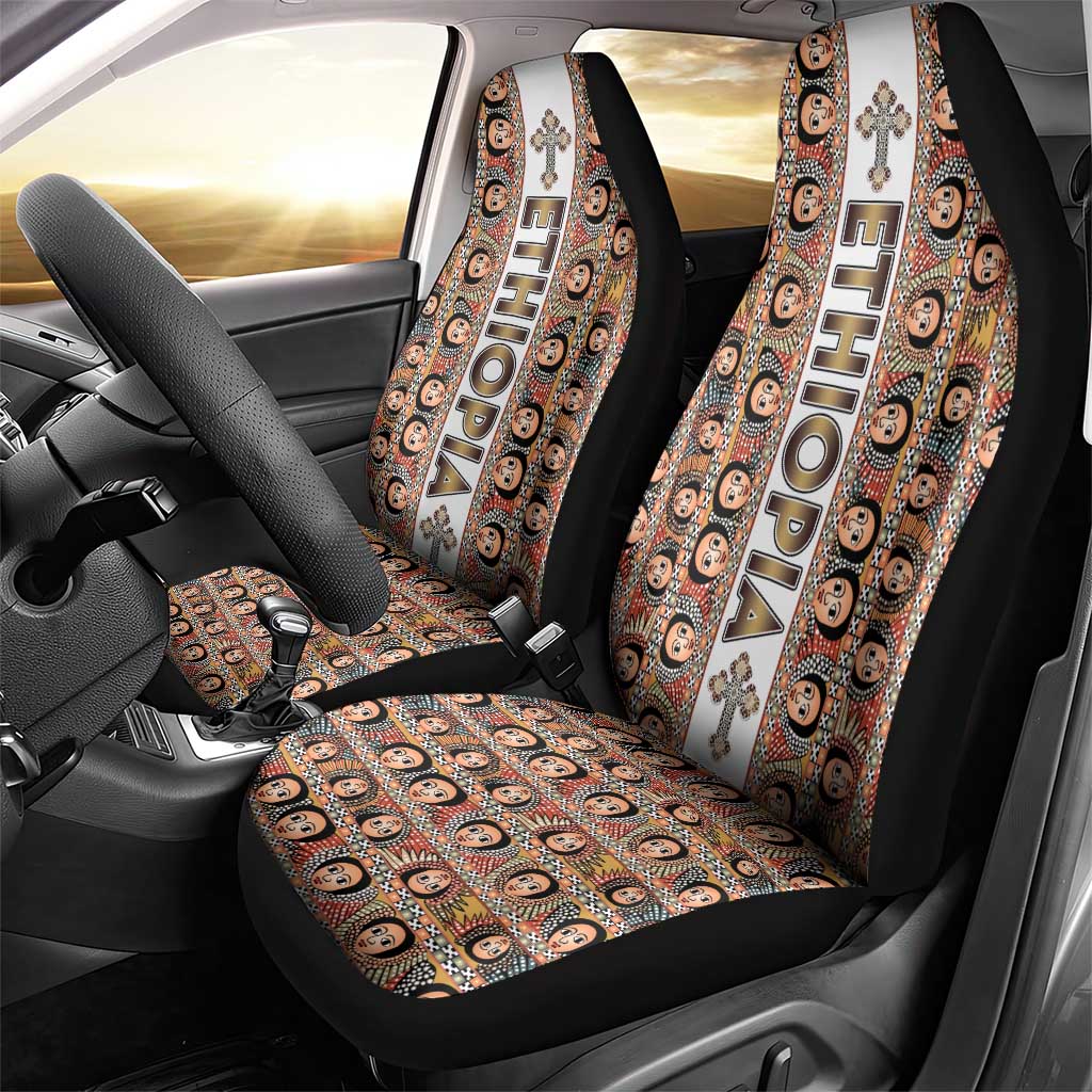 Ethiopian Tewahedo Angel Orthodox Car Seat Cover