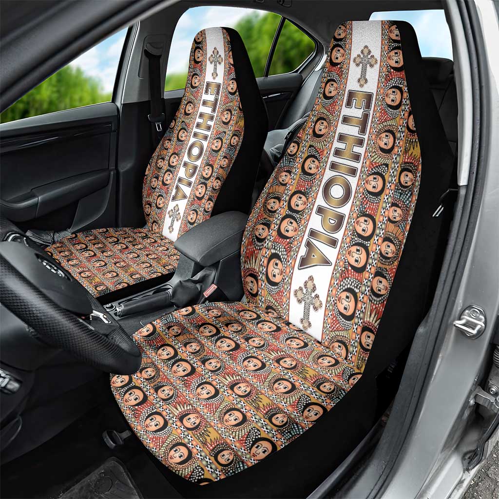 Ethiopian Tewahedo Angel Orthodox Car Seat Cover