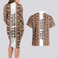 Personalized  Ethiopian Tewahedo Angel Orthodox Couples Matching Long Sleeve Bodycon Dress and Hawaiian Shirt