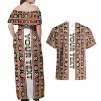 Personalized  Ethiopian Tewahedo Angel Orthodox Couples Matching Off Shoulder Maxi Dress and Hawaiian Shirt
