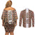 Personalized  Ethiopian Tewahedo Angel Orthodox Couples Matching Off Shoulder Short Dress and Long Sleeve Button Shirt