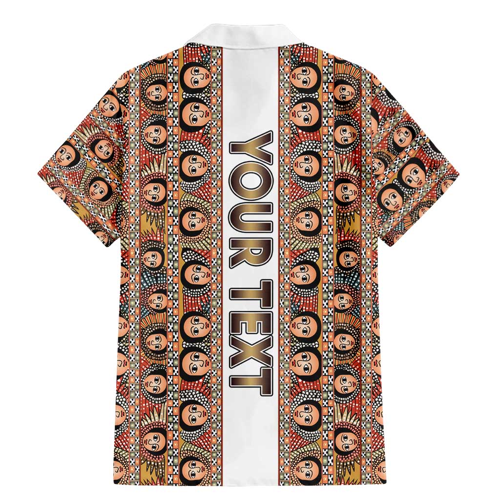 Personalized  Ethiopian Tewahedo Angel Orthodox Family Matching Mermaid Dress and Hawaiian Shirt
