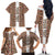 Personalized  Ethiopian Tewahedo Angel Orthodox Family Matching Off The Shoulder Long Sleeve Dress and Hawaiian Shirt