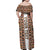 Personalized  Ethiopian Tewahedo Angel Orthodox Family Matching Off Shoulder Maxi Dress and Hawaiian Shirt