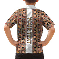 Personalized  Ethiopian Tewahedo Angel Orthodox Family Matching Puletasi and Hawaiian Shirt