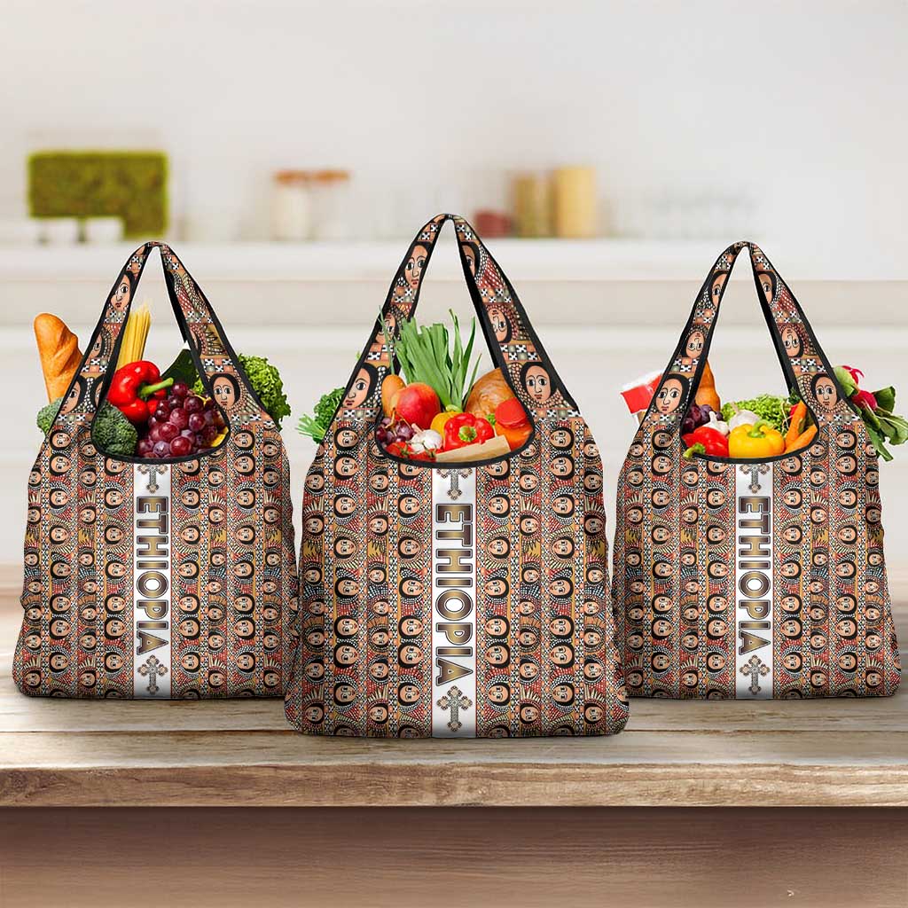Ethiopian Tewahedo Angel Orthodox Grocery Bag