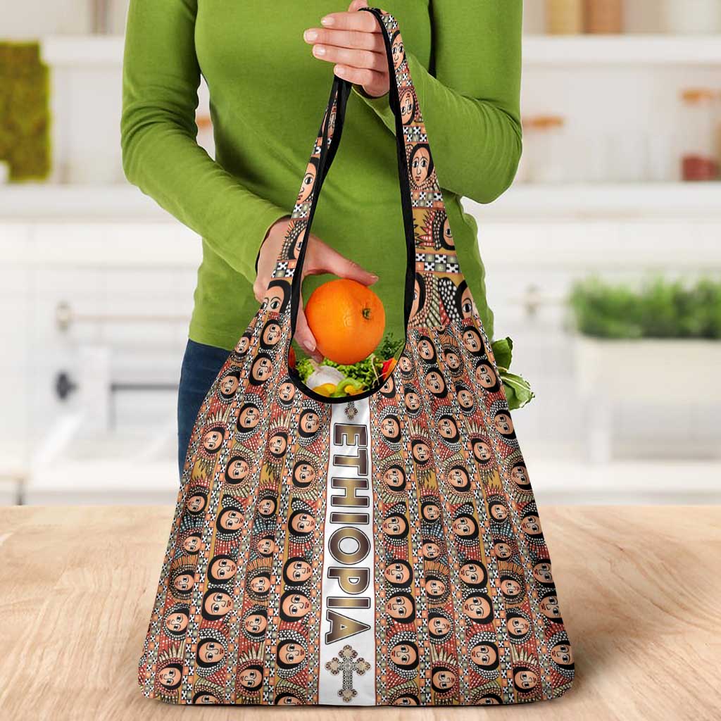 Ethiopian Tewahedo Angel Orthodox Grocery Bag