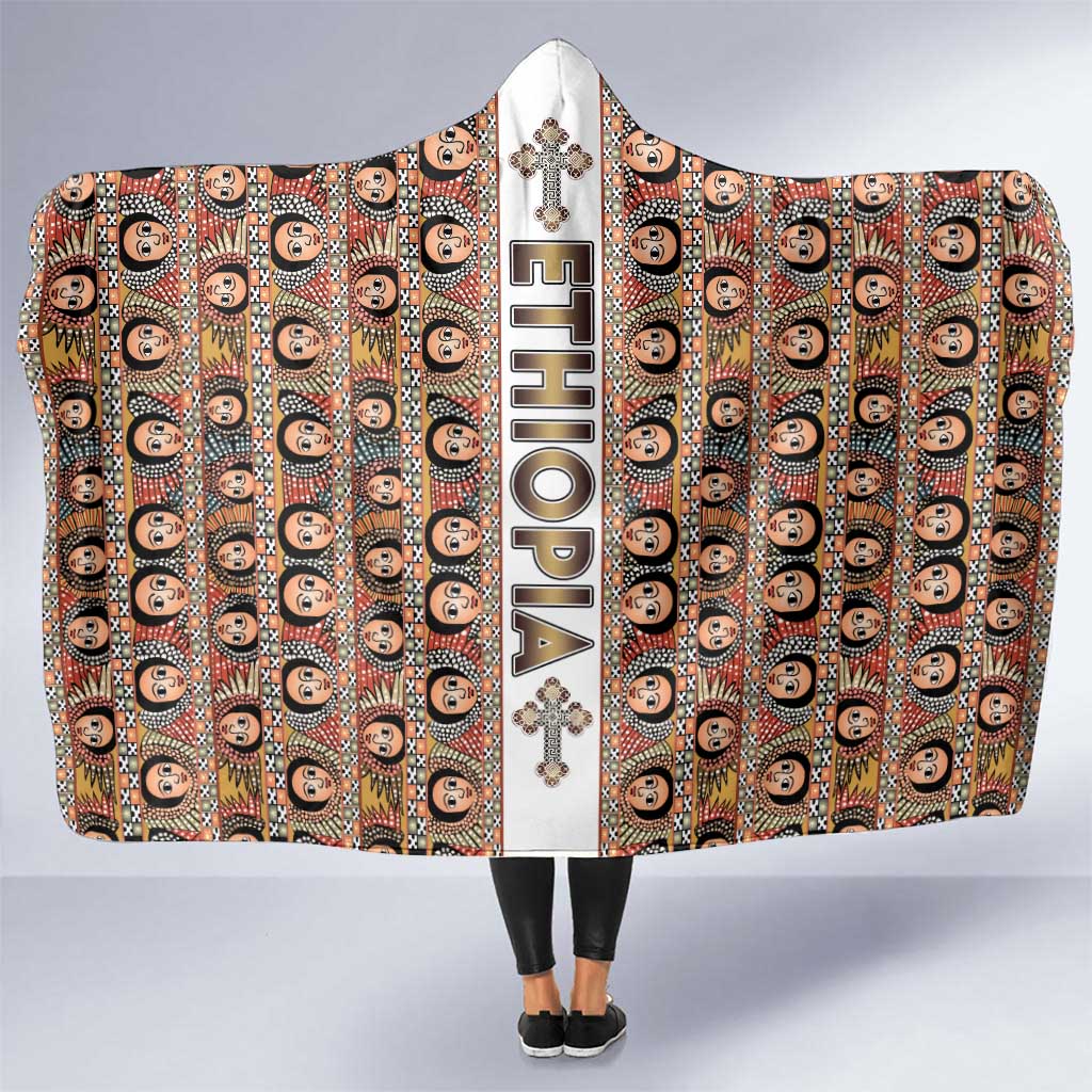 Ethiopian Tewahedo Angel Orthodox Hooded Blanket
