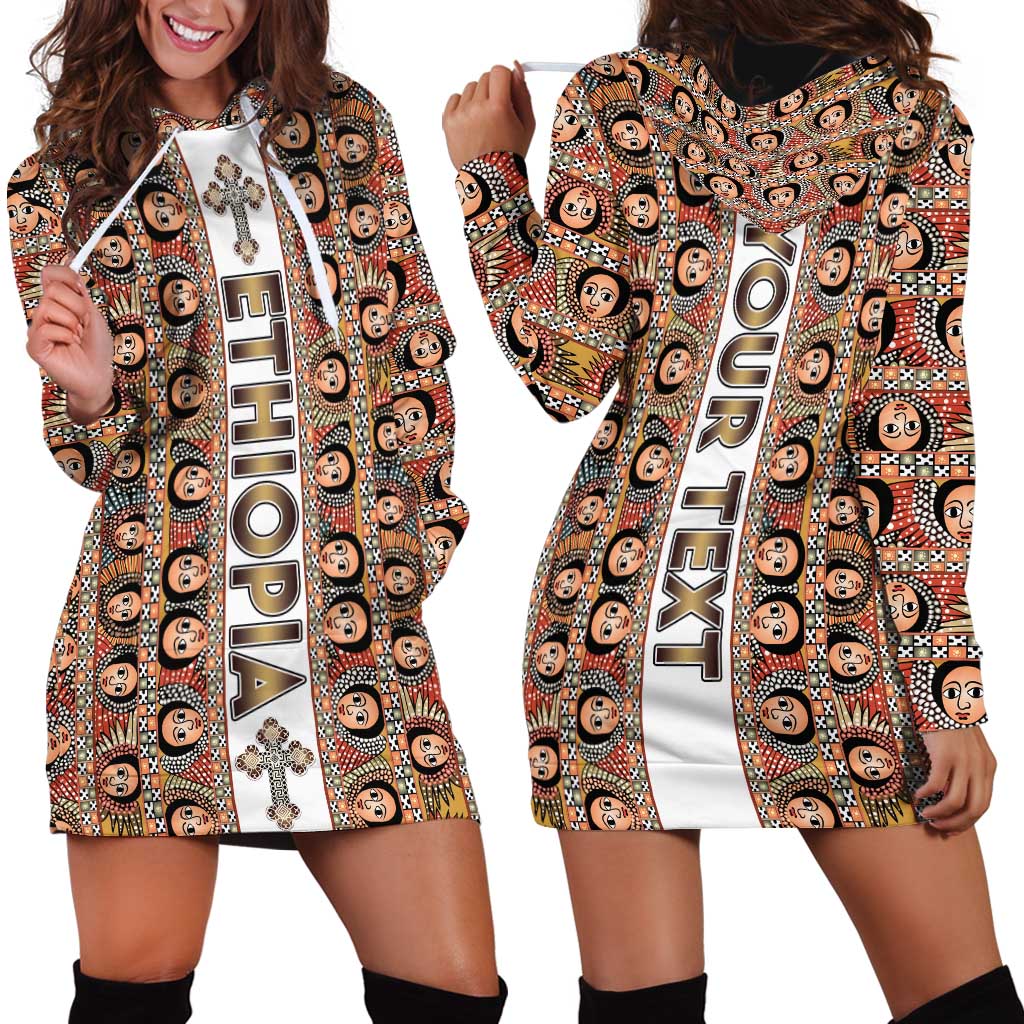 Personalized  Ethiopian Tewahedo Angel Orthodox Hoodie Dress