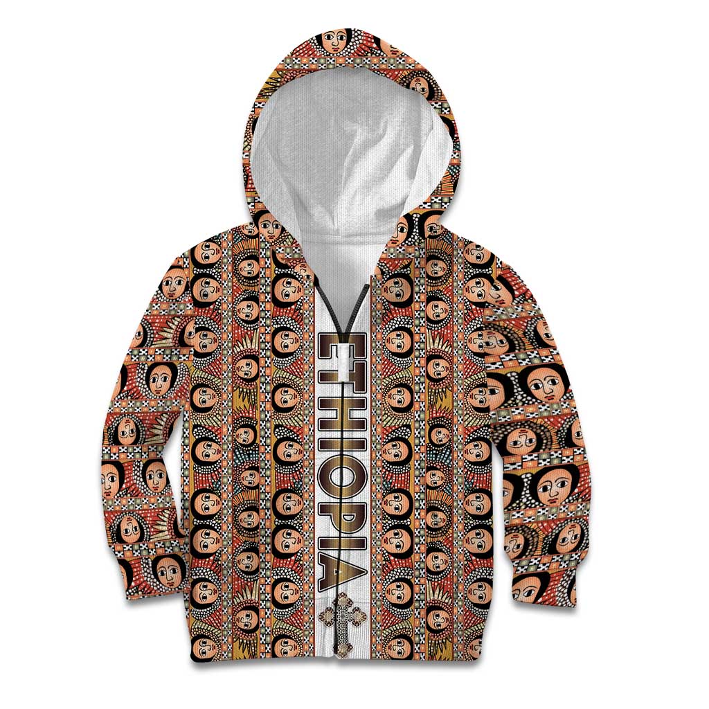 Personalized  Ethiopian Tewahedo Angel Orthodox Kid Hoodie