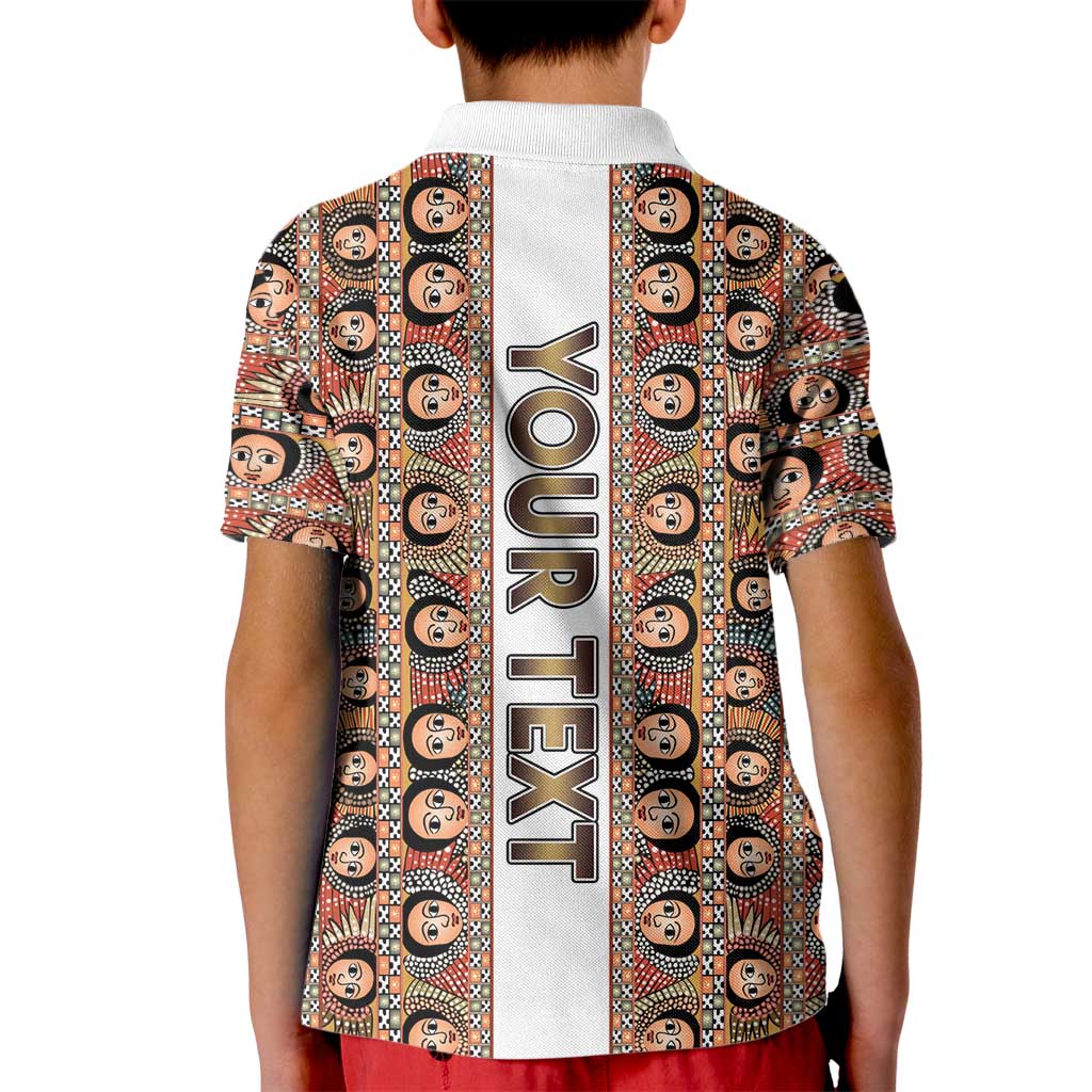 Personalized  Ethiopian Tewahedo Angel Orthodox Kid Polo Shirt