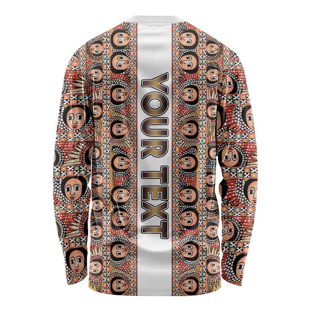 Personalized  Ethiopian Tewahedo Angel Orthodox Long Sleeve Shirt