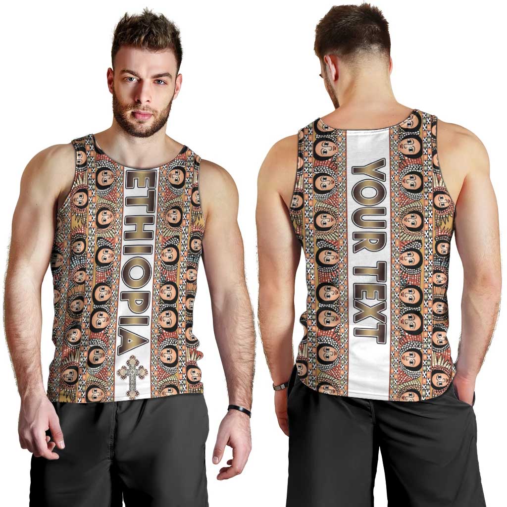 Personalized  Ethiopian Tewahedo Angel Orthodox Men Tank Top