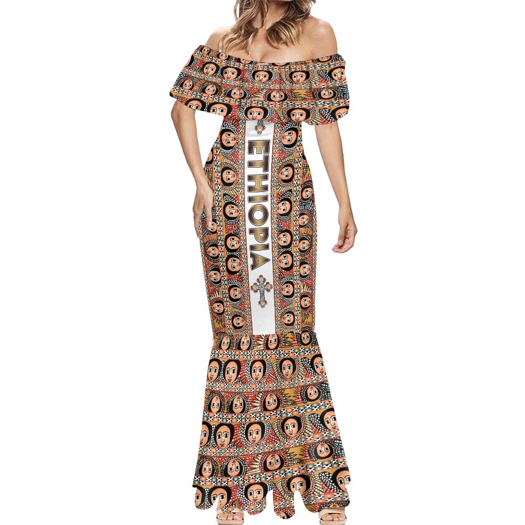 Personalized  Ethiopian Tewahedo Angel Orthodox Mermaid Dress