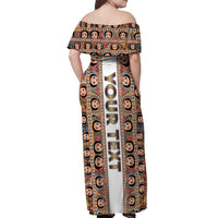 Personalized  Ethiopian Tewahedo Angel Orthodox Off Shoulder Maxi Dress