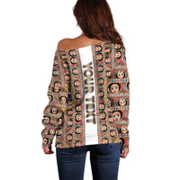 Personalized  Ethiopian Tewahedo Angel Orthodox Off Shoulder Sweater