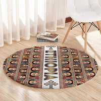 Ethiopian Tewahedo Angel Orthodox Round Carpet