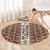Ethiopian Tewahedo Angel Orthodox Round Carpet