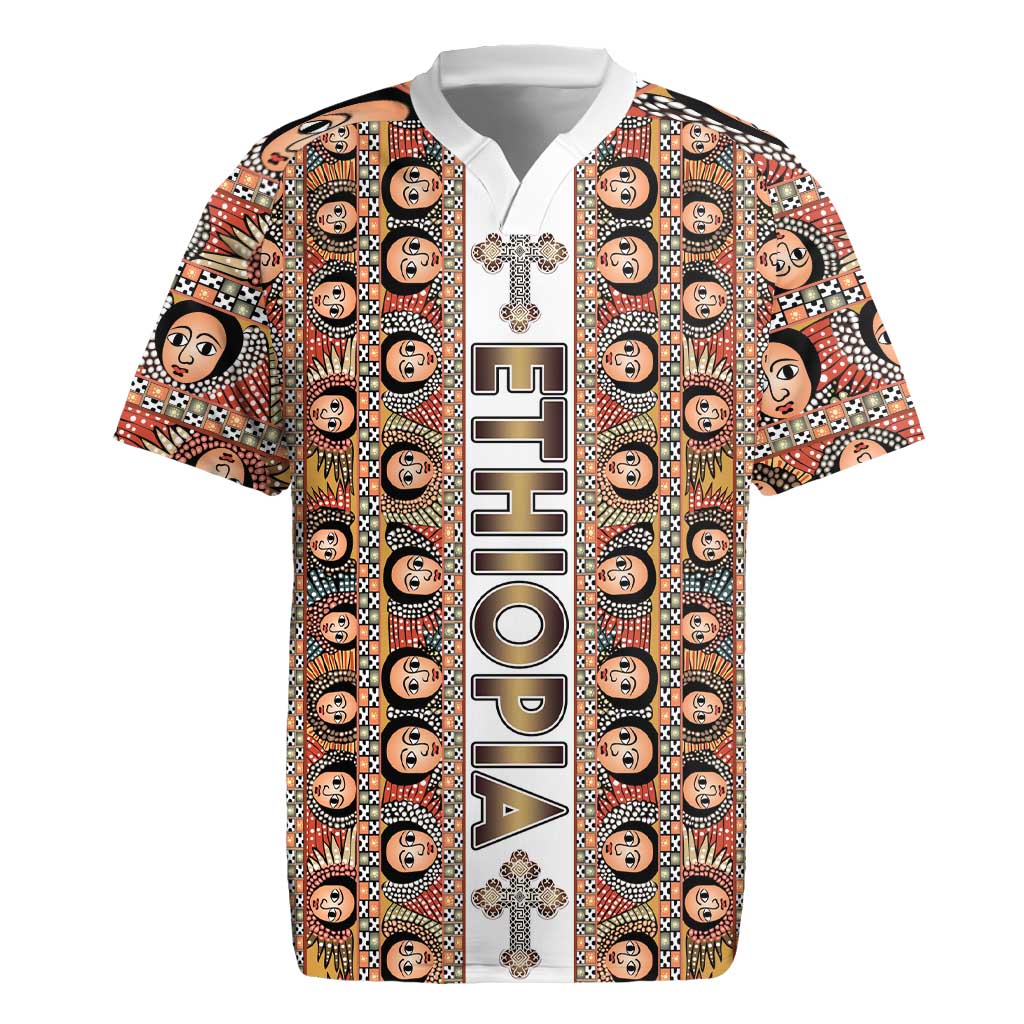 Personalized  Ethiopian Tewahedo Angel Orthodox Rugby Jersey