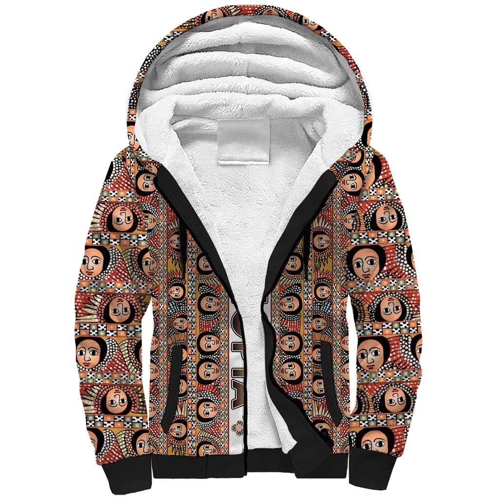 Personalized  Ethiopian Tewahedo Angel Orthodox Sherpa Hoodie