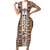Personalized  Ethiopian Tewahedo Angel Orthodox Short Sleeve Bodycon Dress