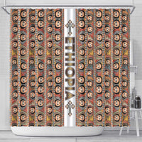 Ethiopian Tewahedo Angel Orthodox Shower Curtain