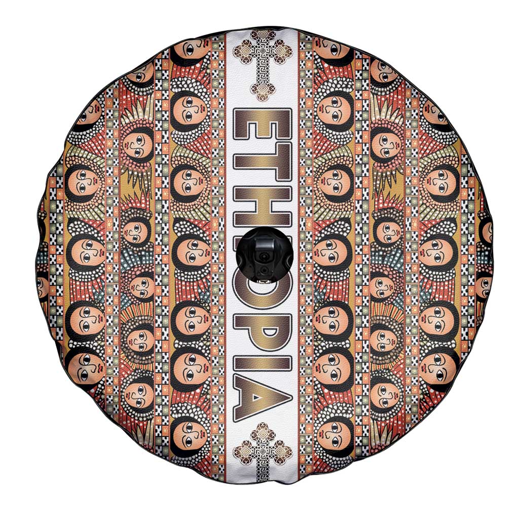 Ethiopian Tewahedo Angel Orthodox Spare Tire Cover