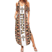 Personalized  Ethiopian Tewahedo Angel Orthodox Summer Maxi Dress