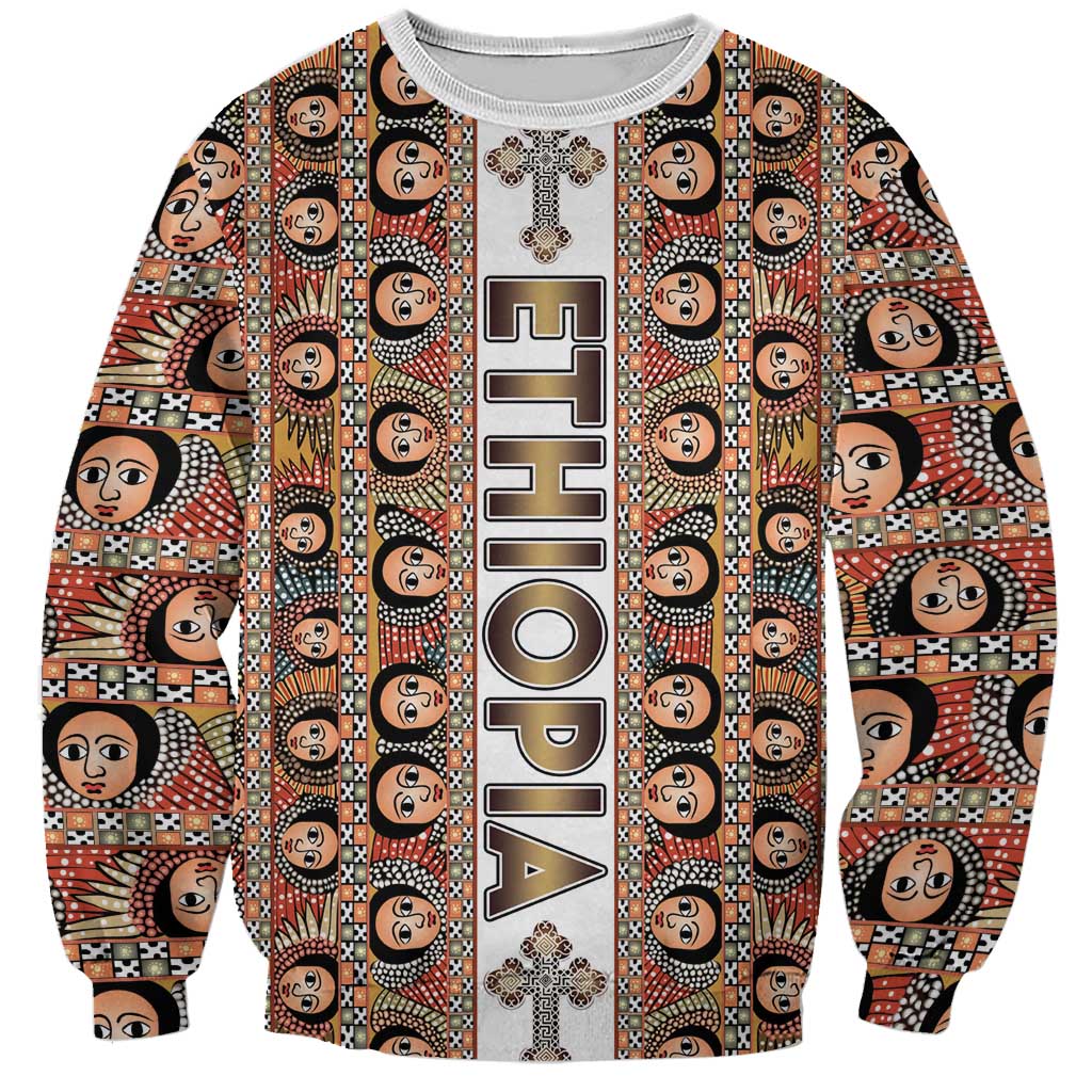 Personalized  Ethiopian Tewahedo Angel Orthodox Sweatshirt