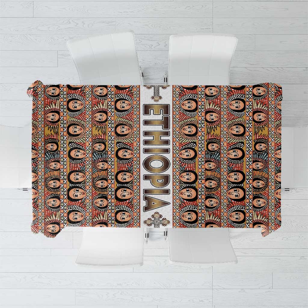 Ethiopian Tewahedo Angel Orthodox Tablecloth
