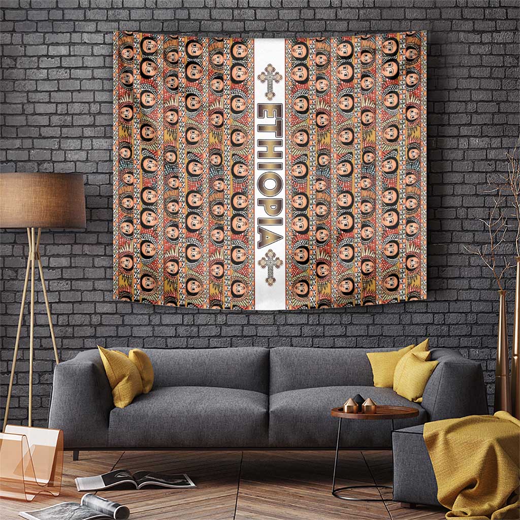 Ethiopian Tewahedo Angel Orthodox Tapestry