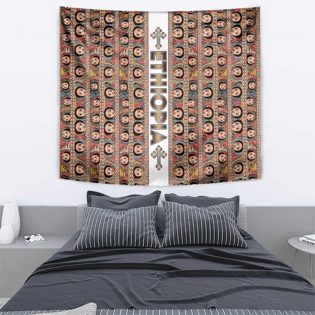Ethiopian Tewahedo Angel Orthodox Tapestry