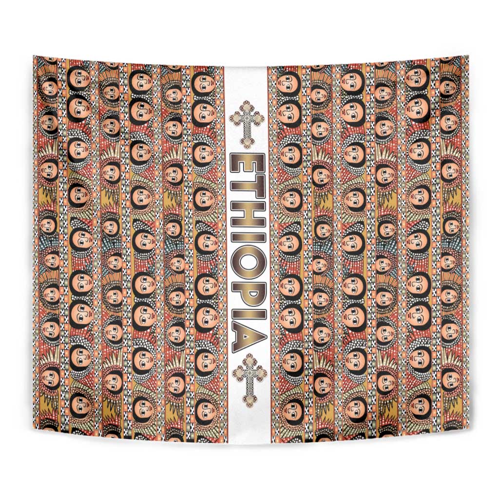 Ethiopian Tewahedo Angel Orthodox Tapestry