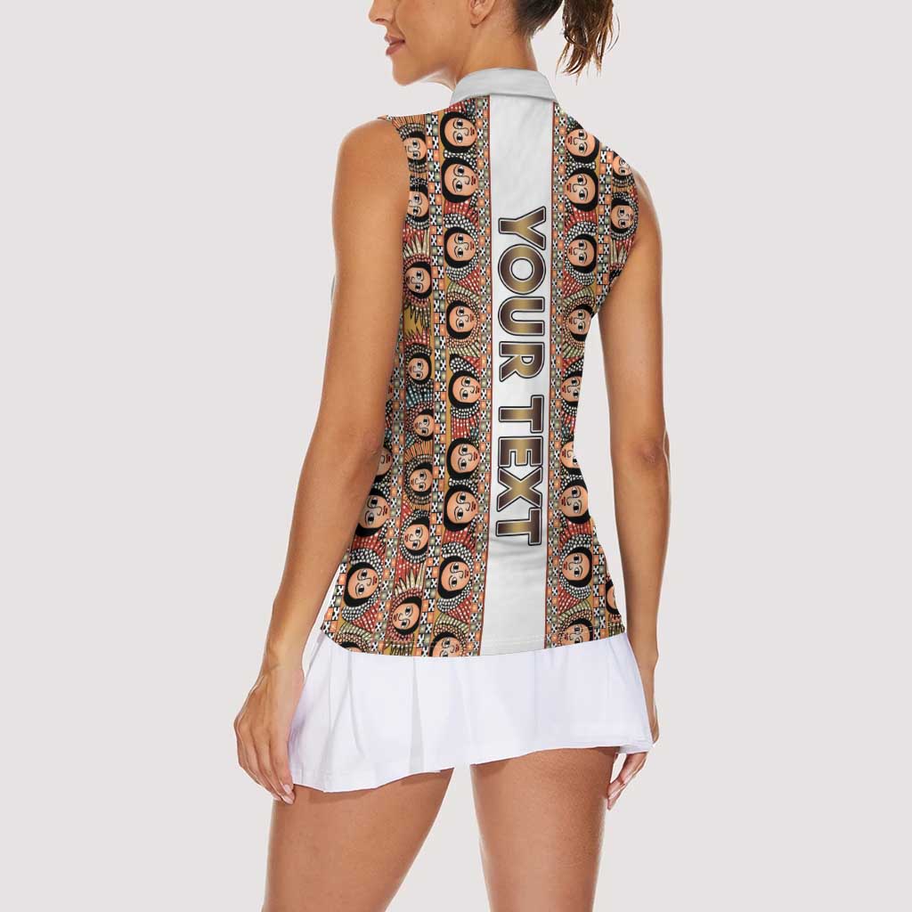 Personalized  Ethiopian Tewahedo Angel Orthodox Women Sleeveless Polo Shirt