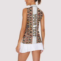 Personalized  Ethiopian Tewahedo Angel Orthodox Women Sleeveless Polo Shirt