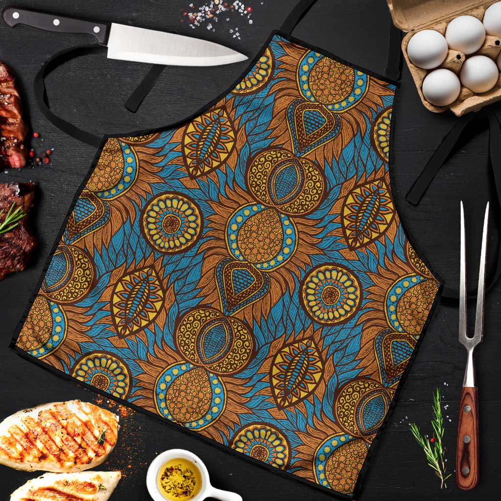 Tribal Earth African Ankara Pattern Apron