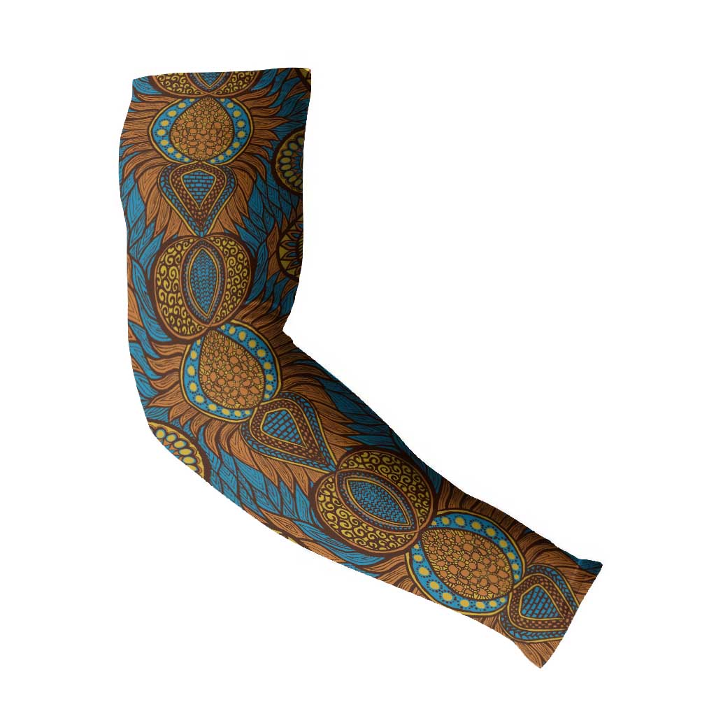 Tribal Earth African Ankara Pattern Arm Sleeves