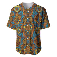 Tribal Earth African Ankara Pattern Baseball Jersey