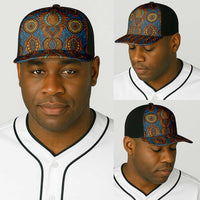 Tribal Earth African Ankara Pattern Baseball Net Cap