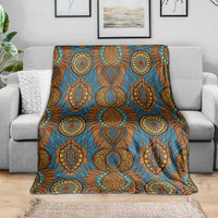 Tribal Earth African Ankara Pattern Blanket