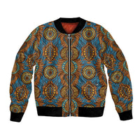 Tribal Earth African Ankara Pattern Bomber Jacket