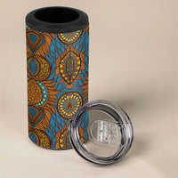 Tribal Earth African Ankara Pattern 4 in 1 Can Cooler Tumbler