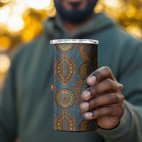 Tribal Earth African Ankara Pattern 4 in 1 Can Cooler Tumbler